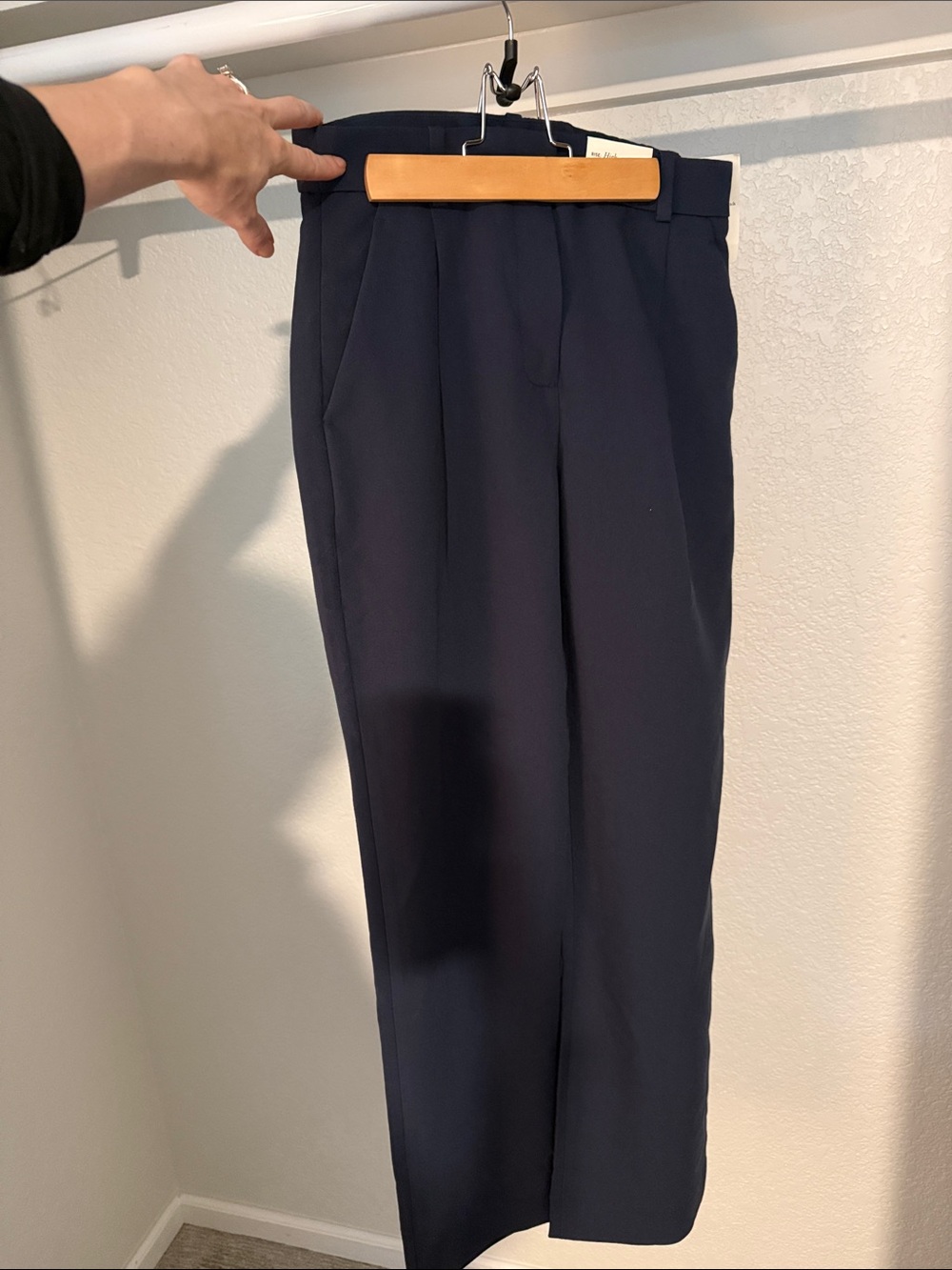 Abercrombie Navy Straight Leg Pants
